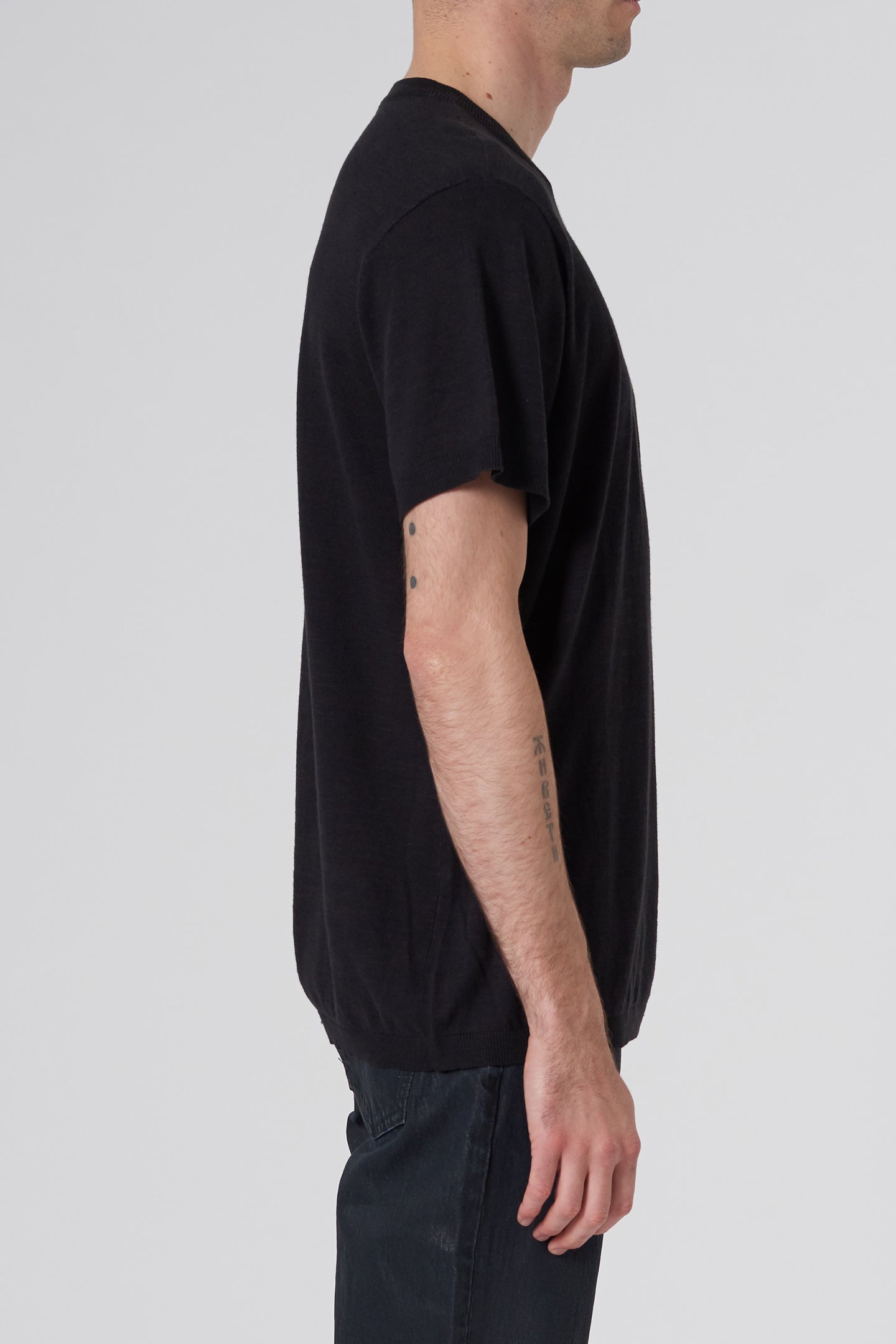 Knit Tee - Black