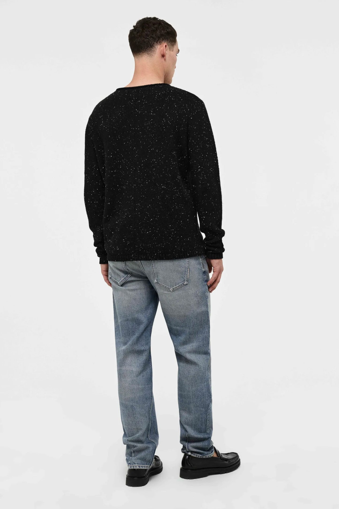 Chain Knit Crew - Black