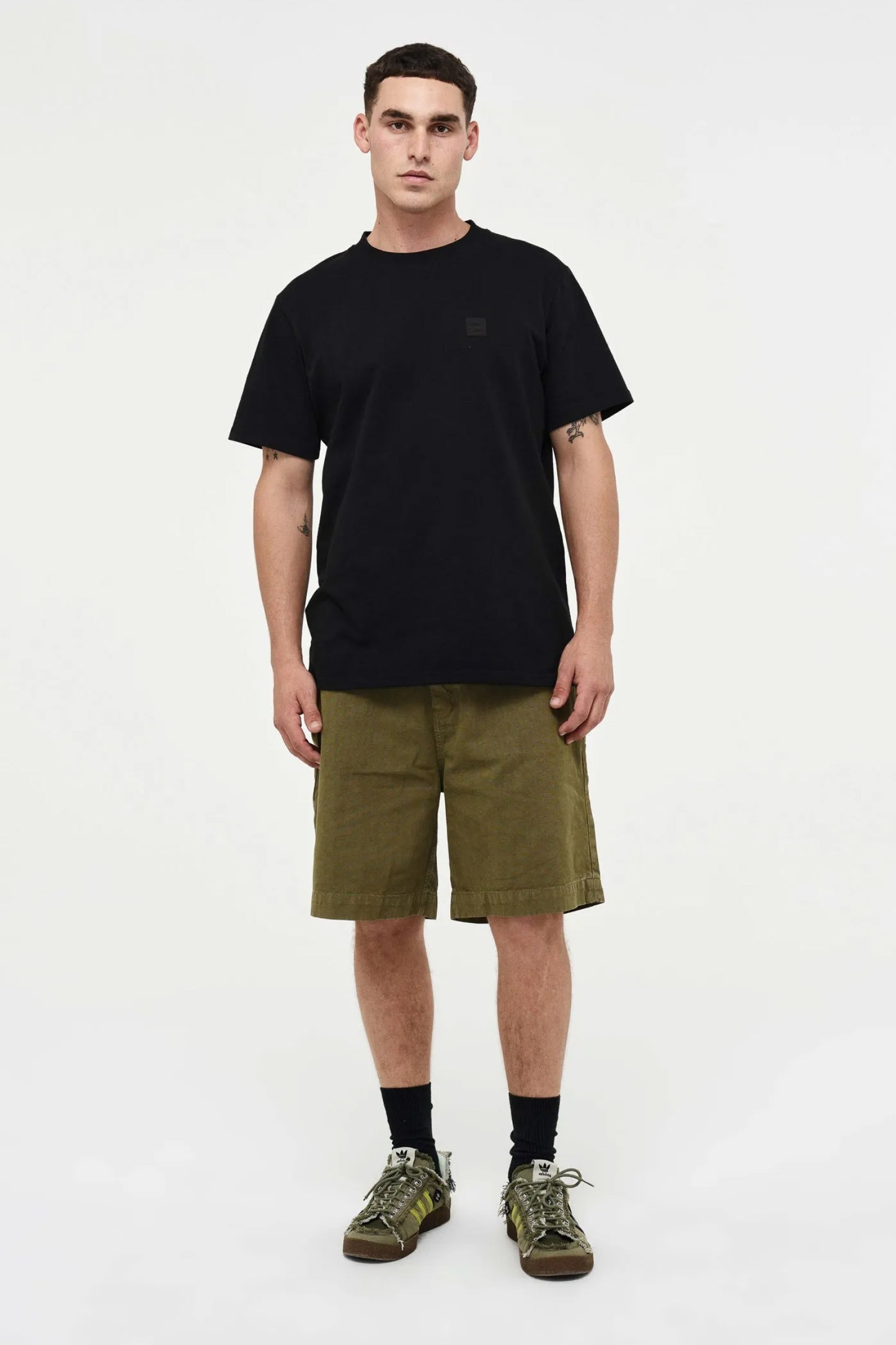 River Relaxed Short - Bright Military