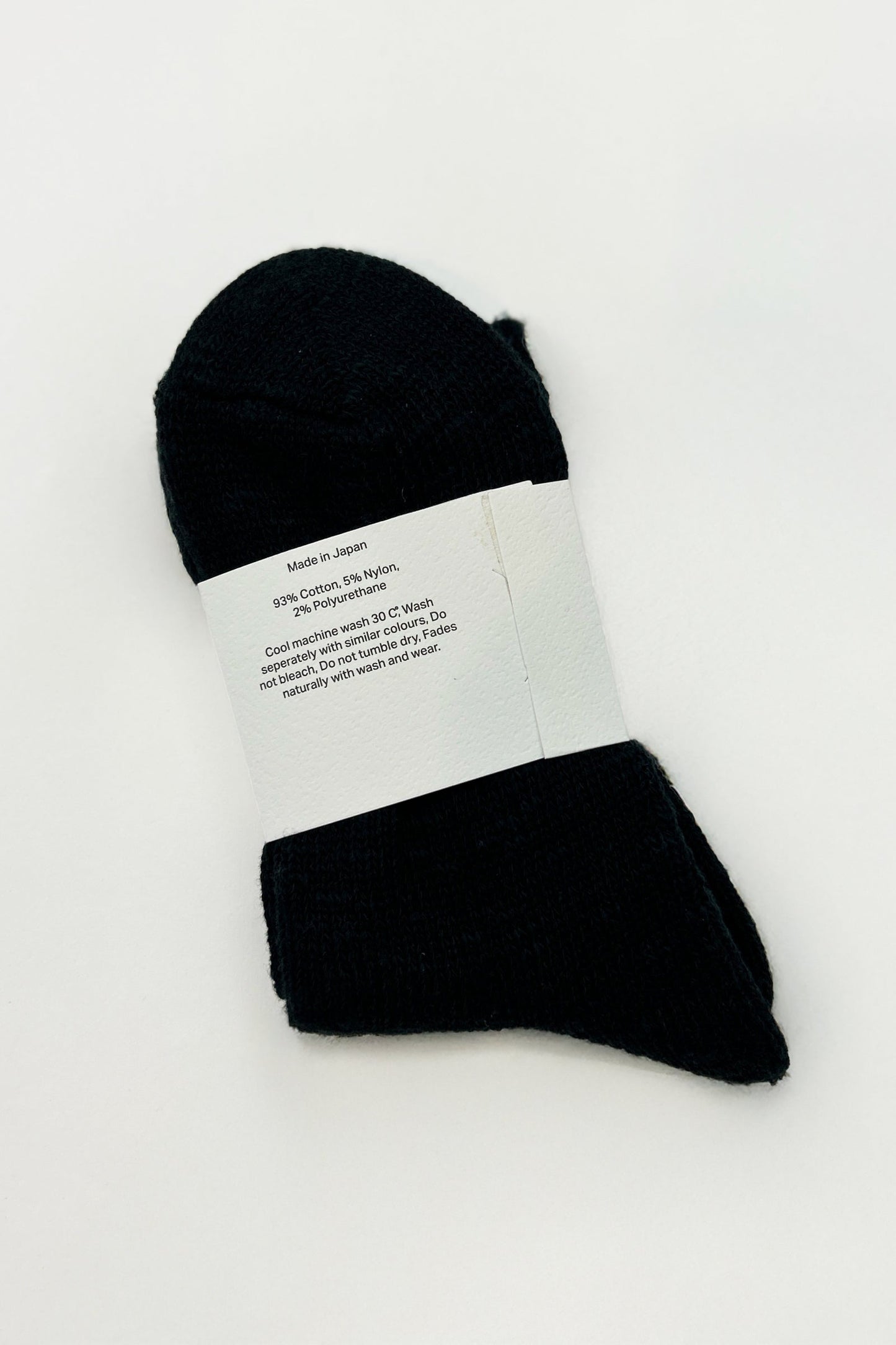 AMU Slub Sock - Black