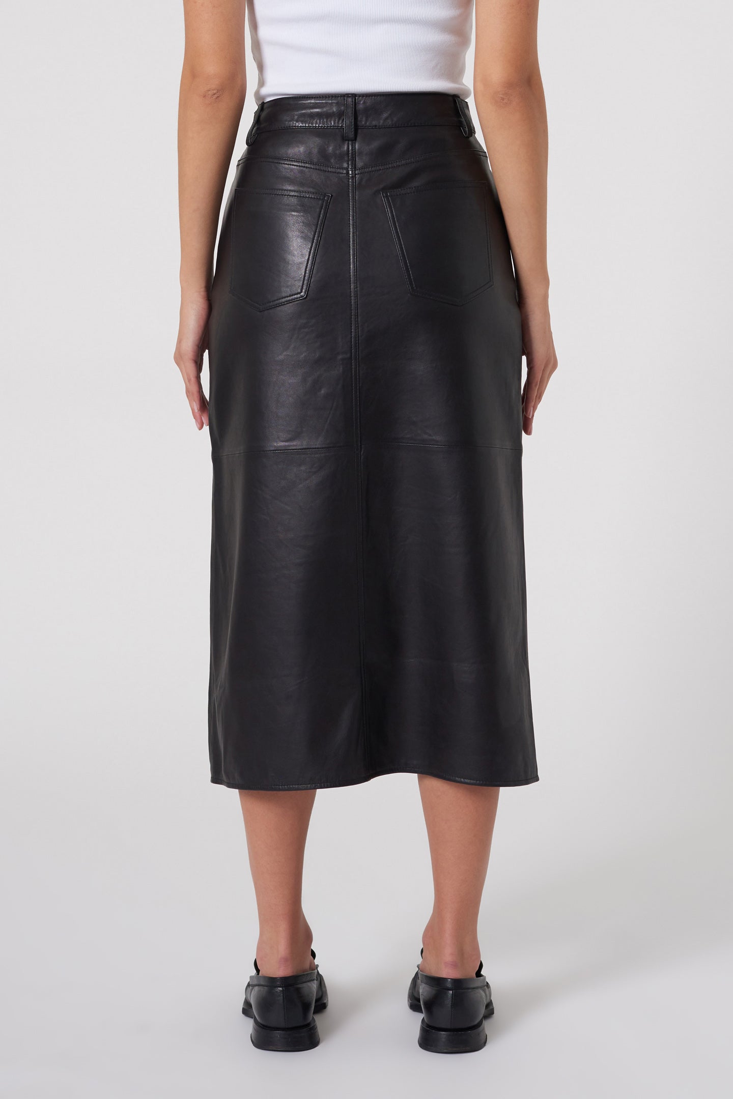 Nico Skirt Leather - Black