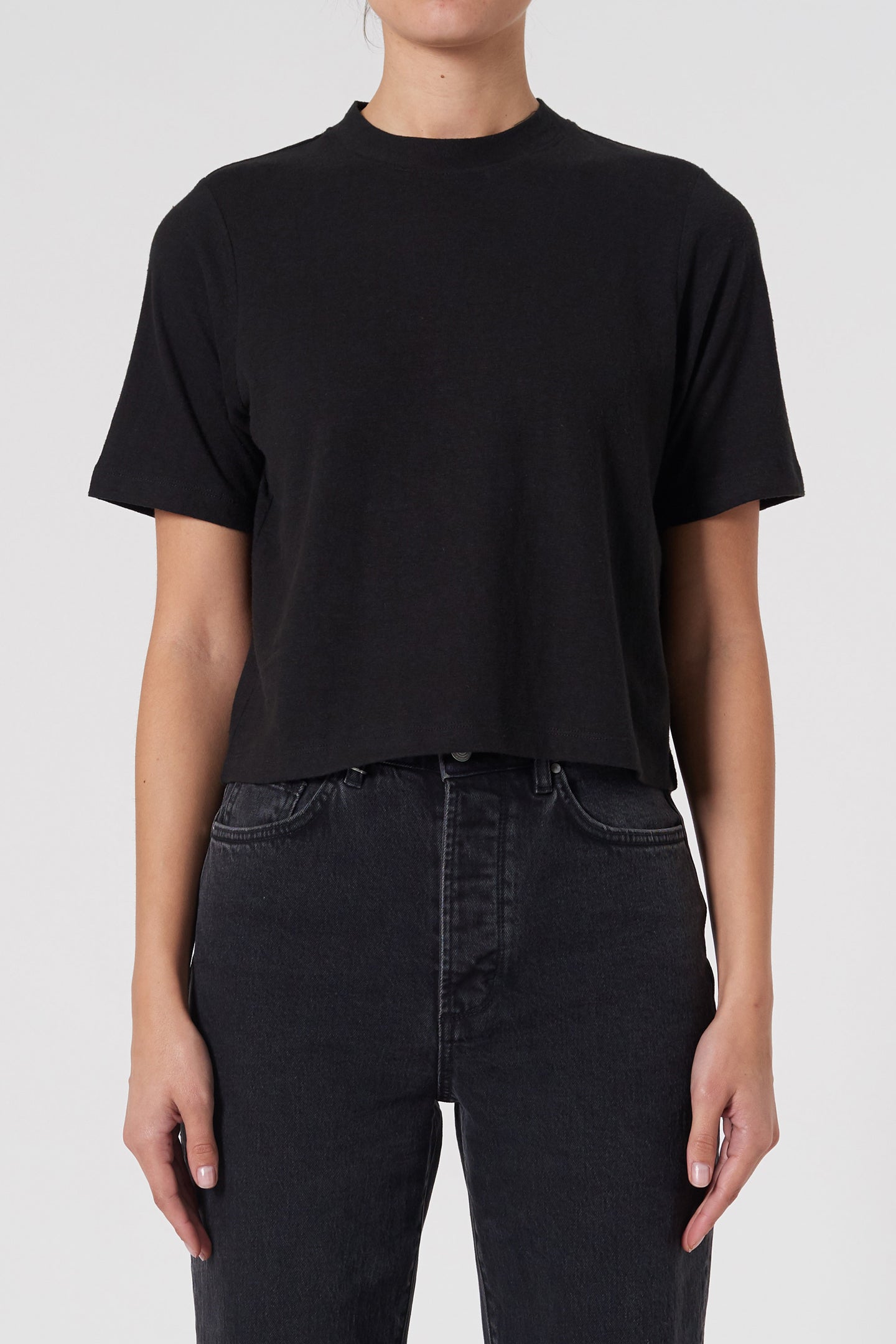 Juno Layer Tee - Washed Black