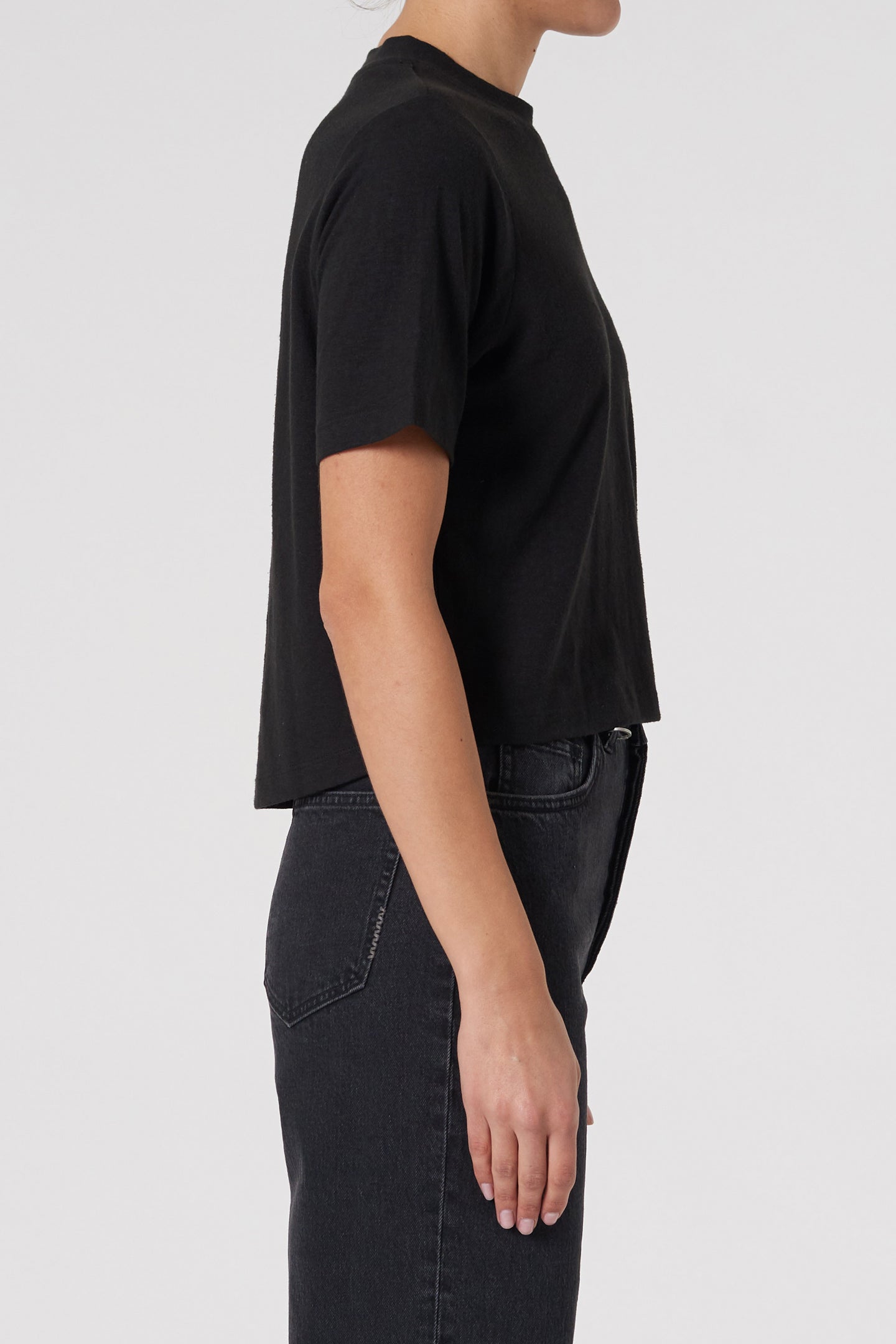 Juno Layer Tee - Washed Black