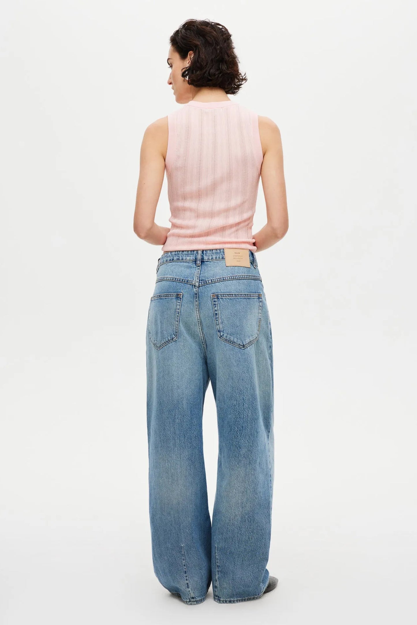 Opal Knit Tank - Peony