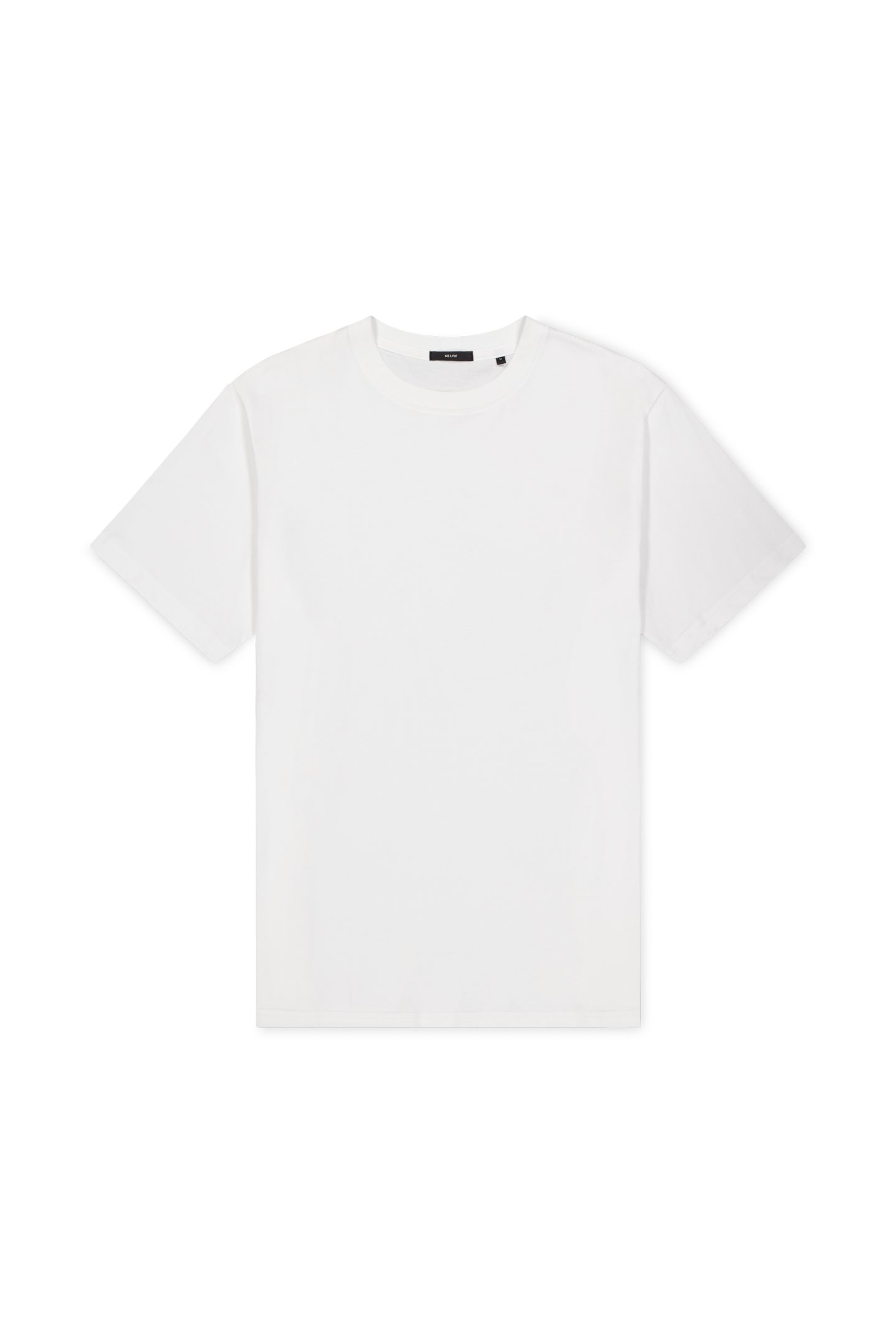 Pima Cotton Band Tee - White