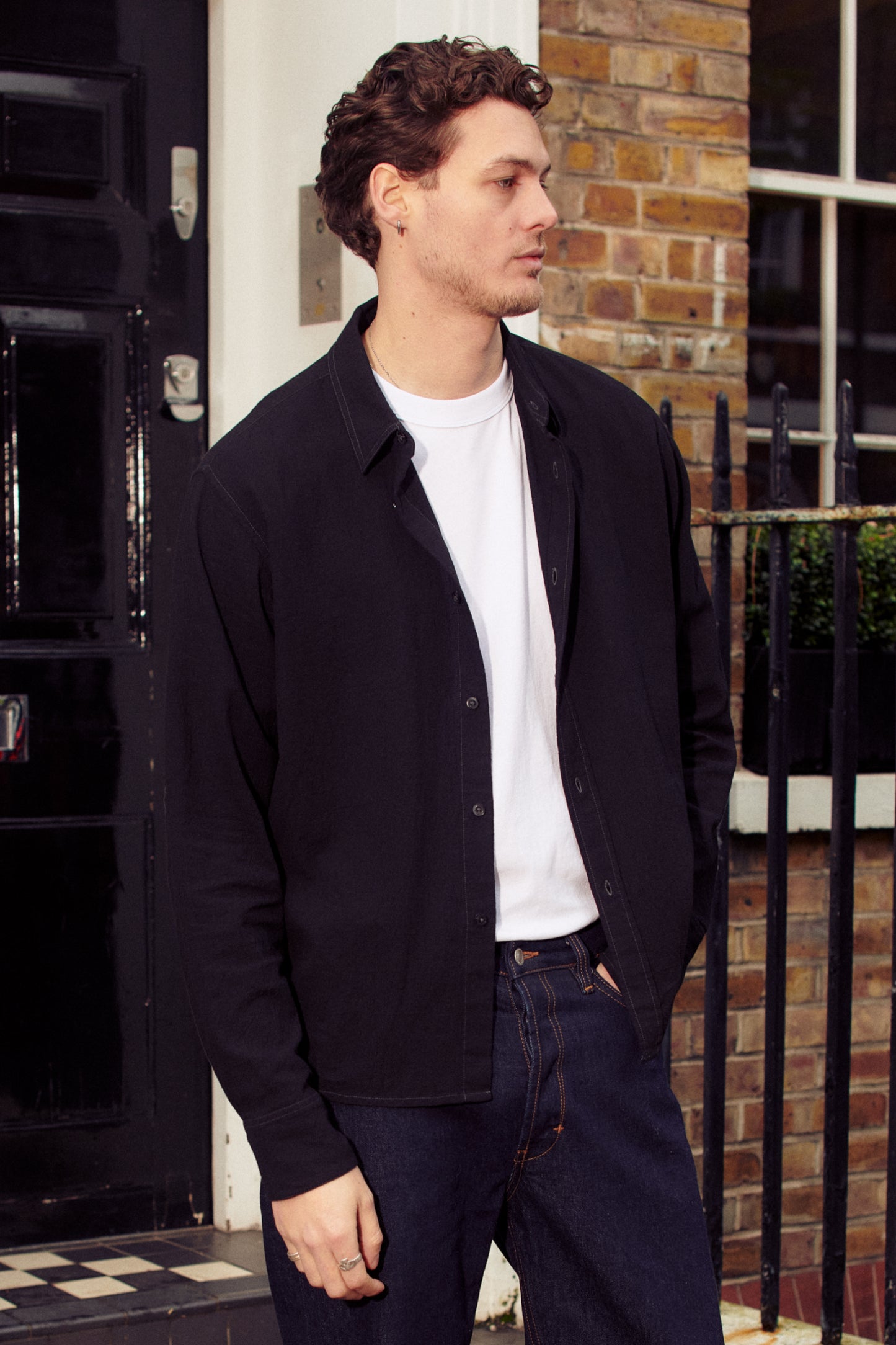 Regular Fit Shirt - Washed Black