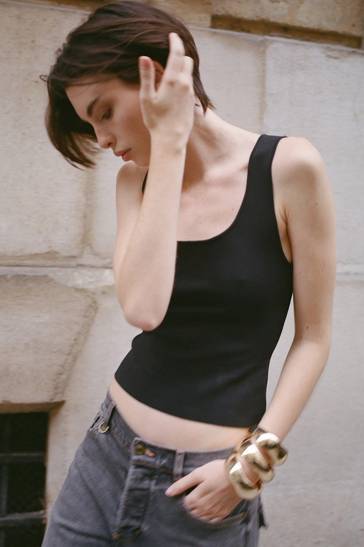 Suki Knit Tank - Black