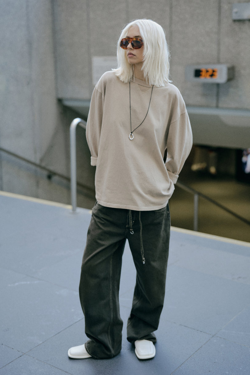 Yoko Baggy Over Dyed - Worn Military