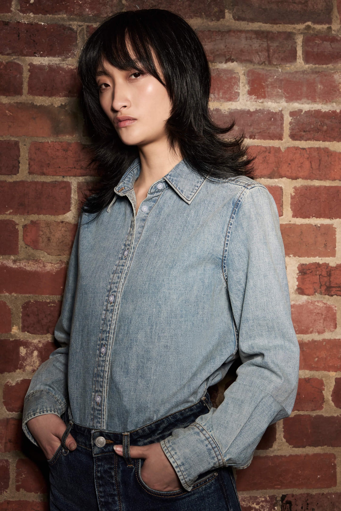 Bessette Shirt - Indigo Dust