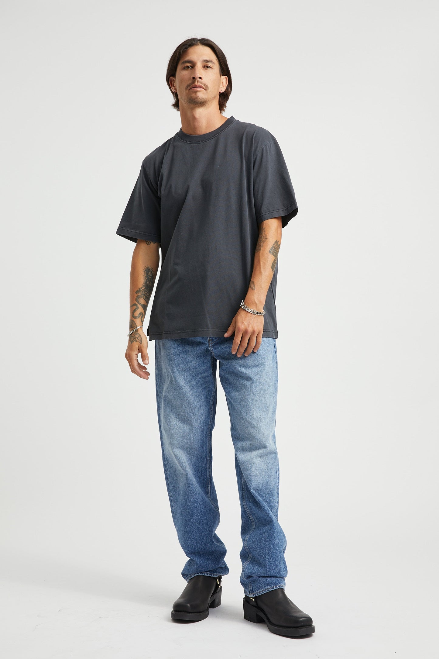 Liam Loose - Hook Neuw mid grey mens-jeans