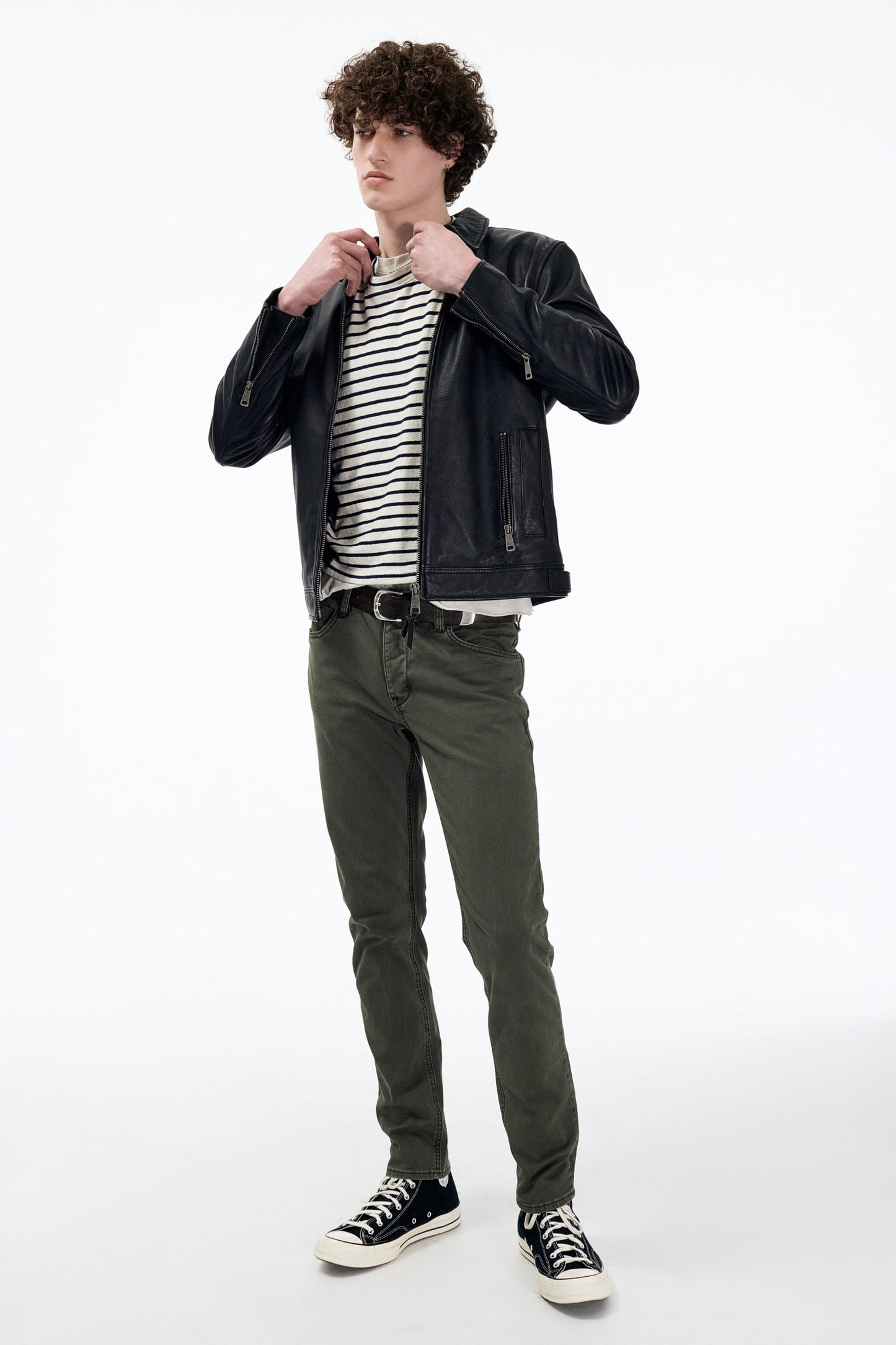 Lou Slim Twill - Military