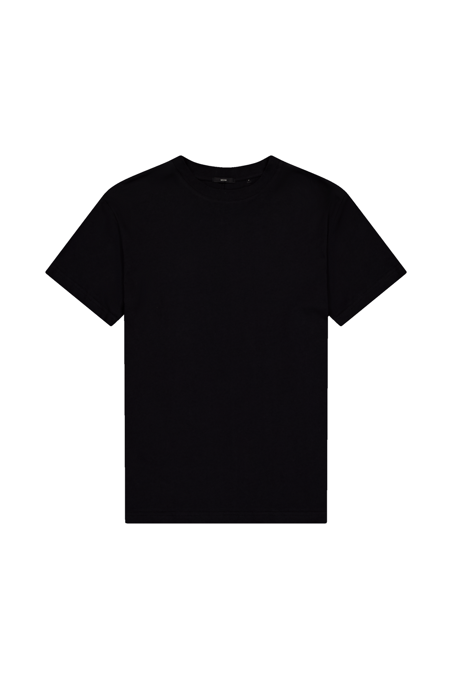 Pima Cotton Band Tee - Black