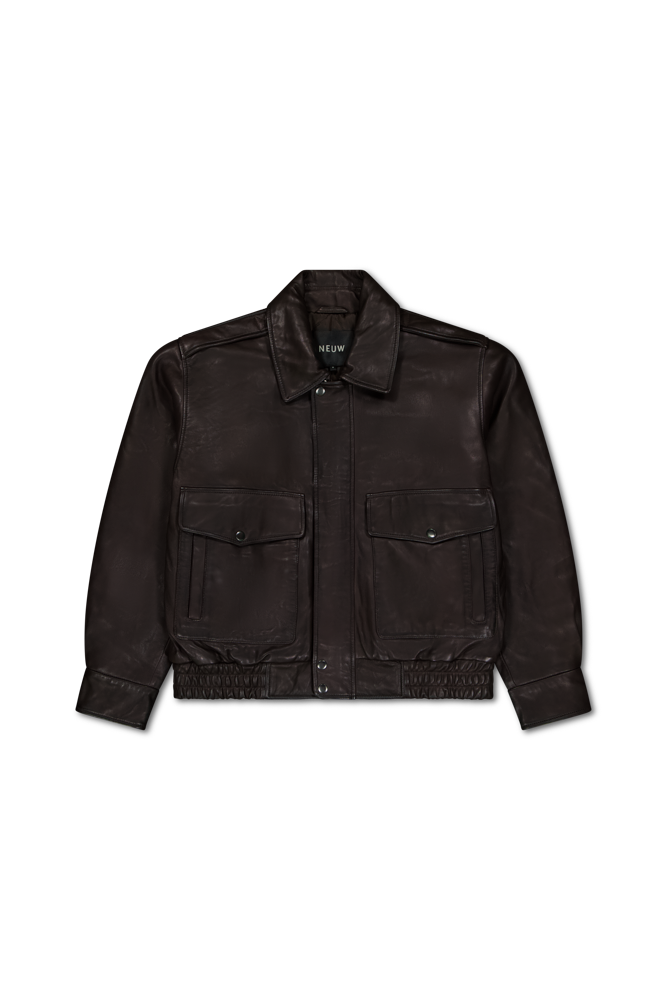 Casablanca Leather Bomber M - Espresso