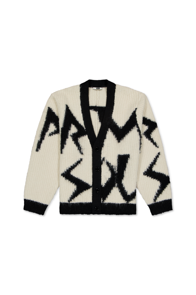 Fuzzy Cardigan - Black