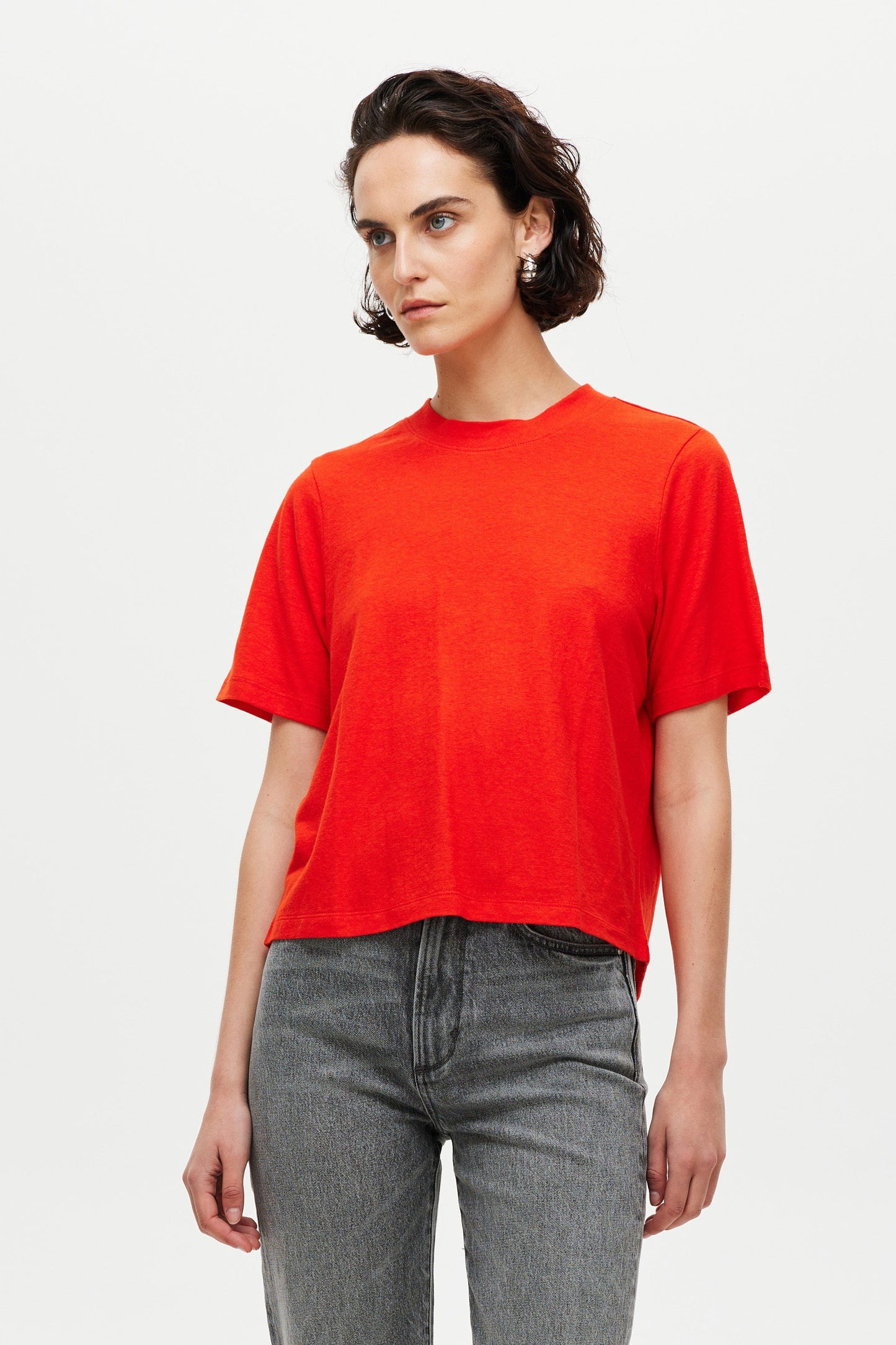 Juno Layer Tee - Vermillion