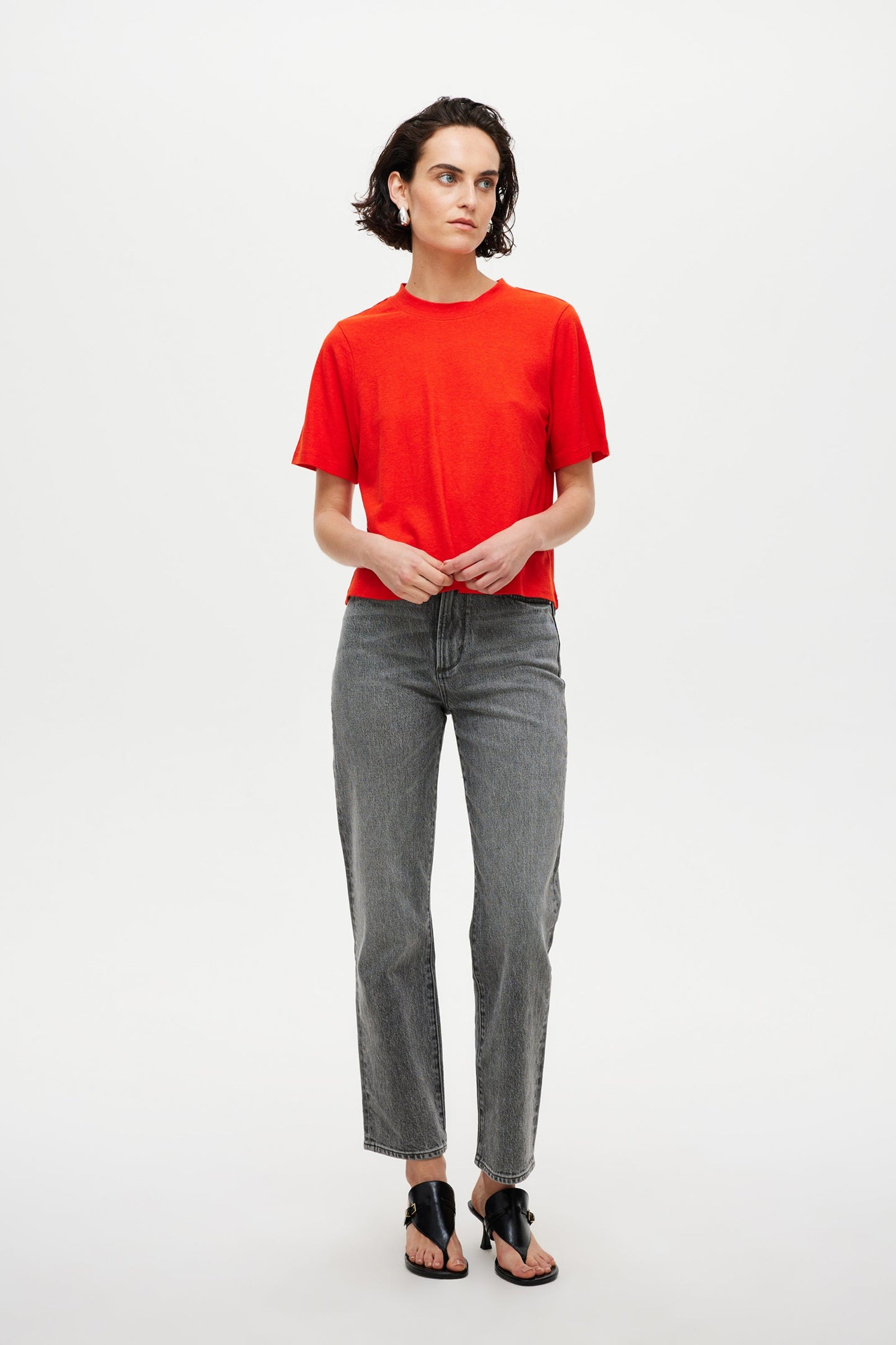 Juno Layer Tee - Vermillion