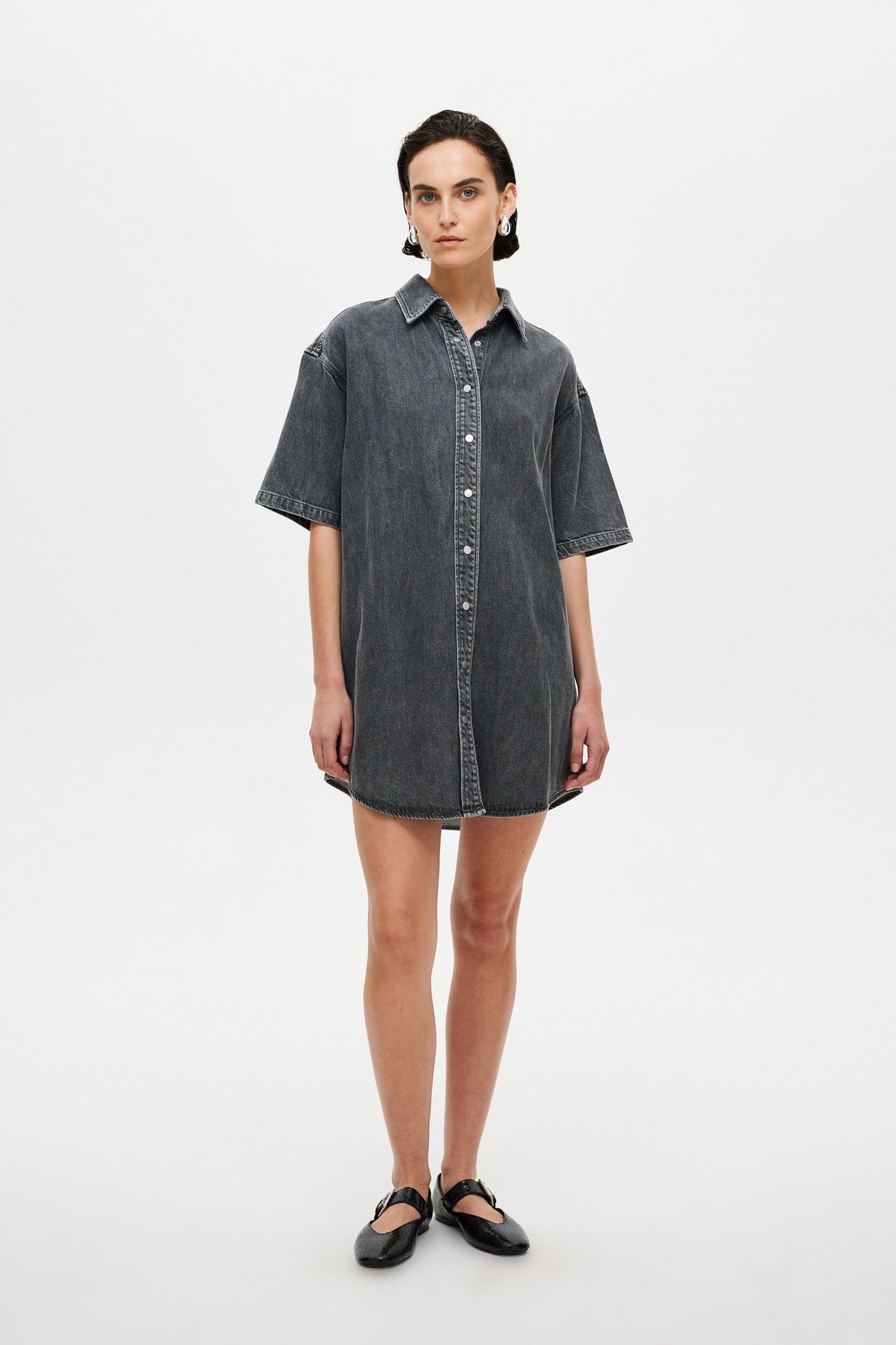 Canyon Shirt Dress - Stone