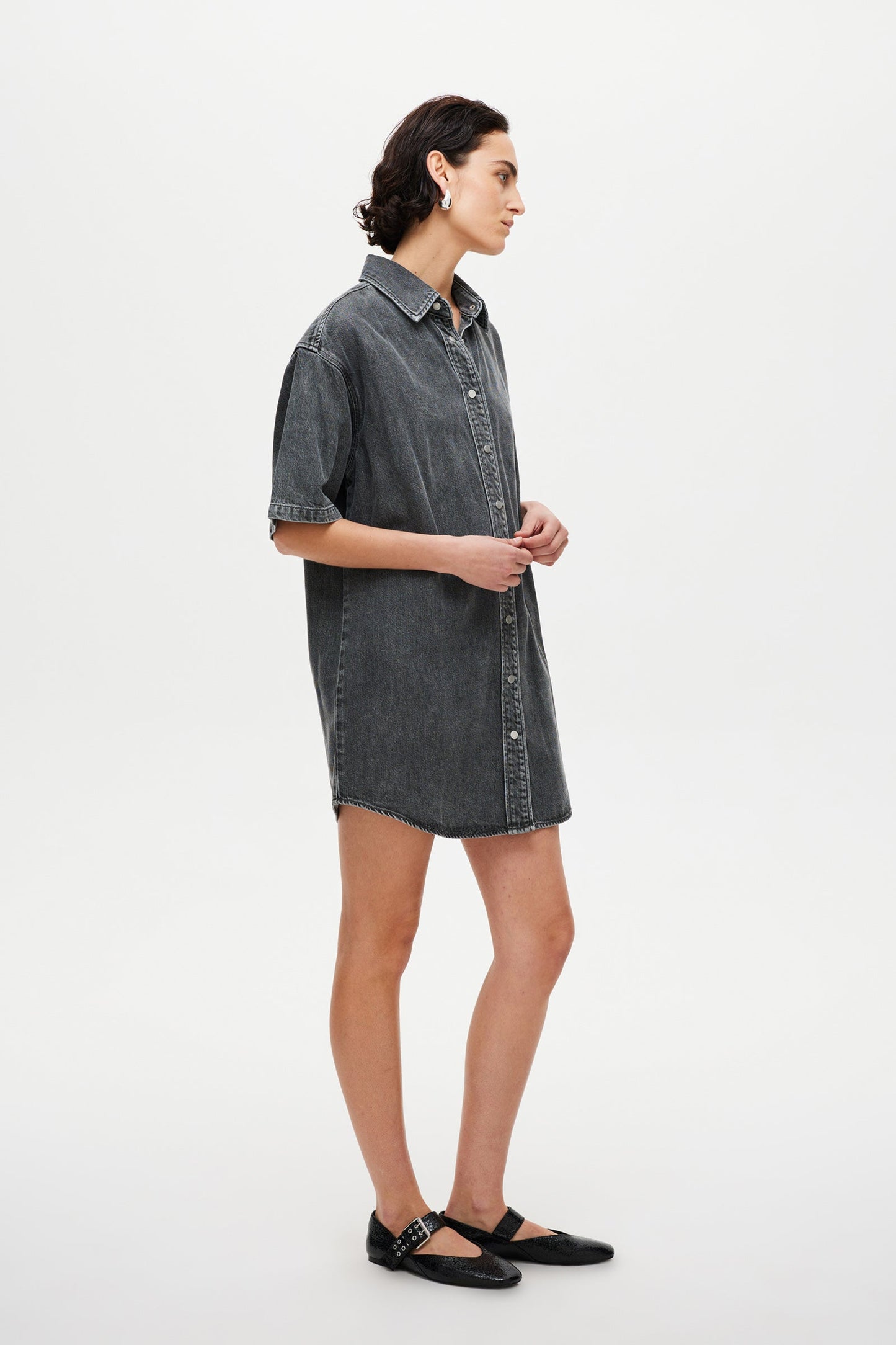 Canyon Shirt Dress - Stone