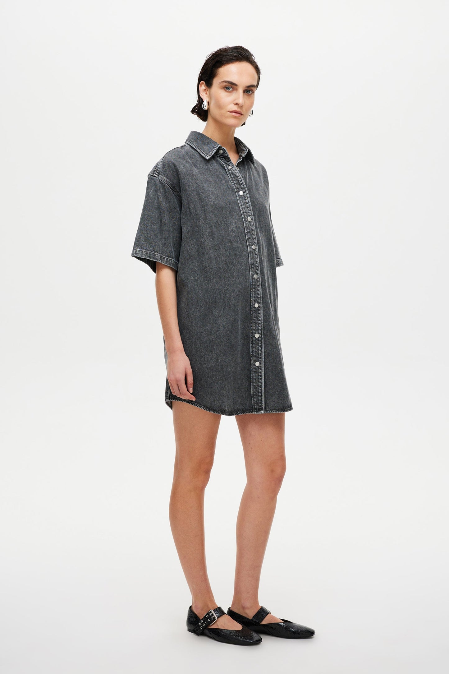 Canyon Shirt Dress - Stone