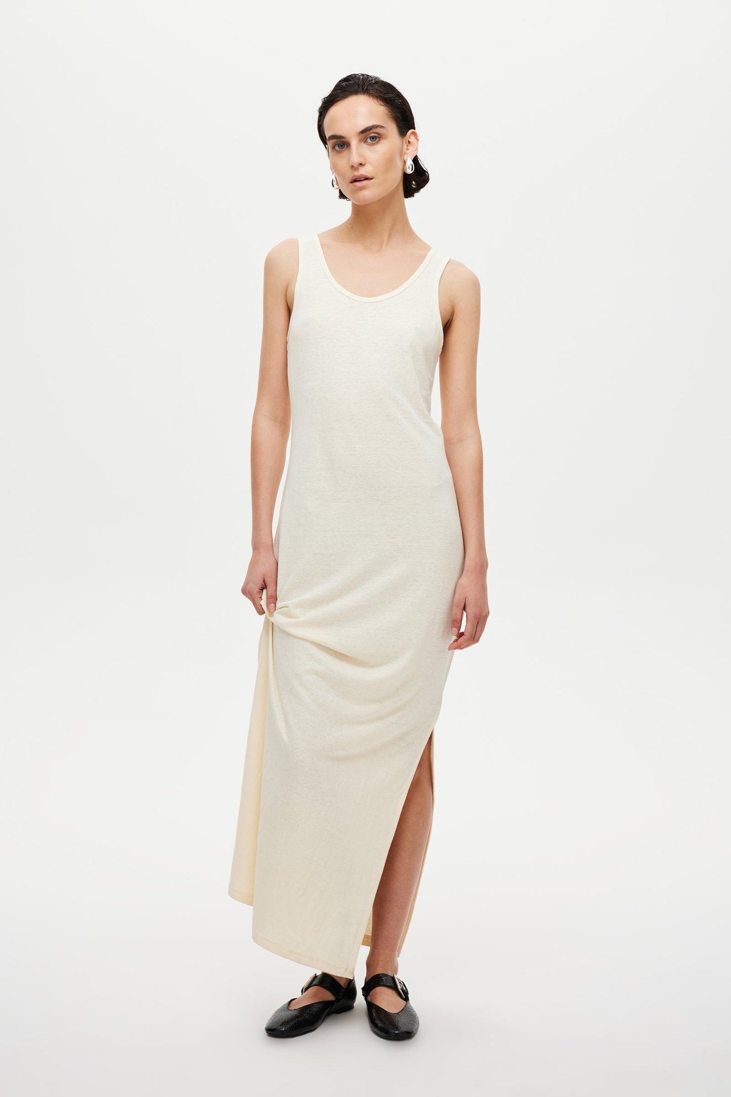 Juno Tank Dress - Ivory