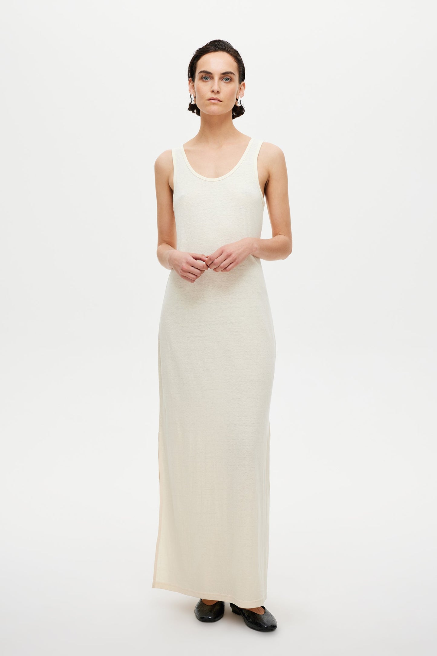 Juno Tank Dress - Ivory