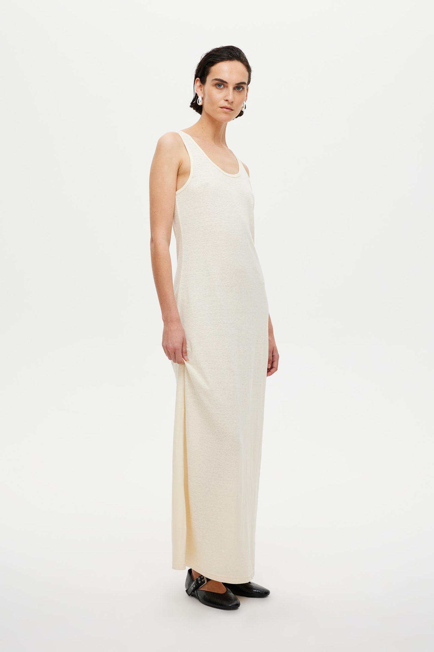 Juno Tank Dress - Ivory
