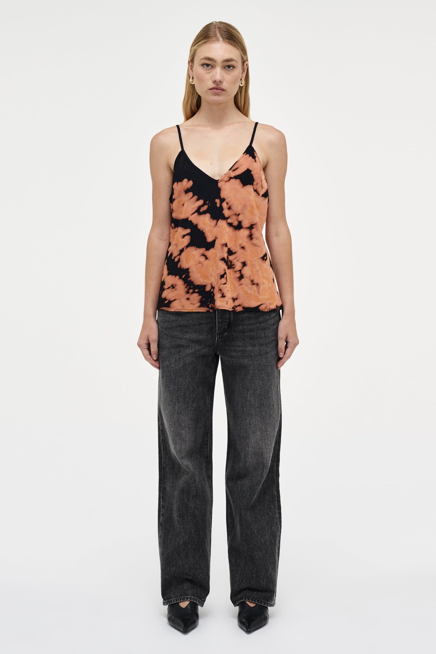 Mika Cami Bleached Black