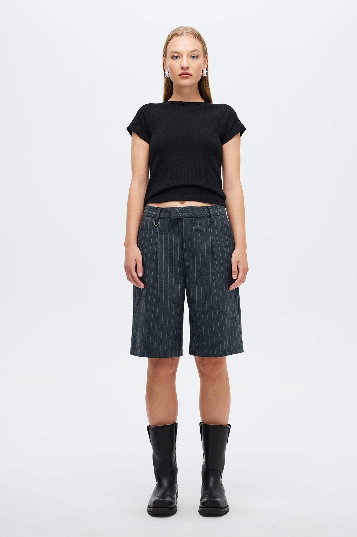 Fonda Raglan Tee - Black