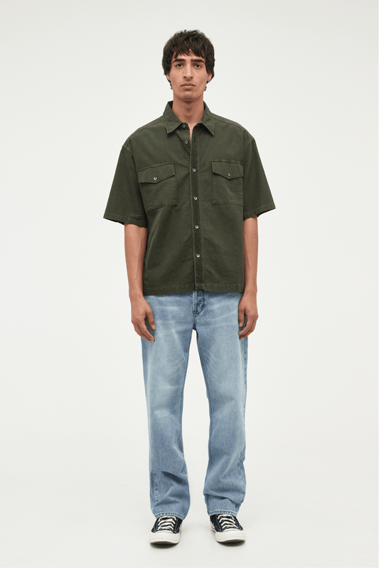 N05 Ss Utility Shirt - Dark Military