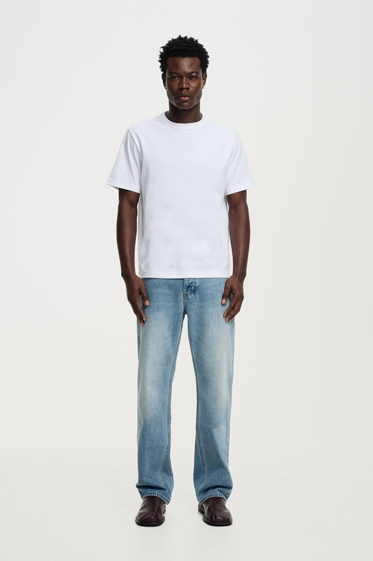 80S Organic Wordmark Tee - White