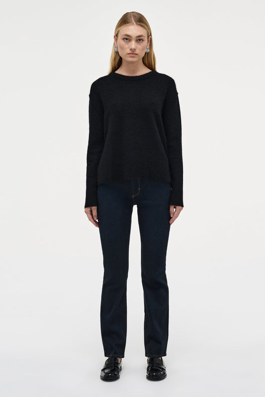 Alpaca Blend Crew - Black