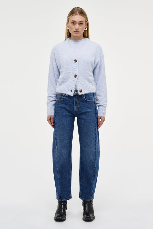 Kate Knit Cardigan - Soft Blue
