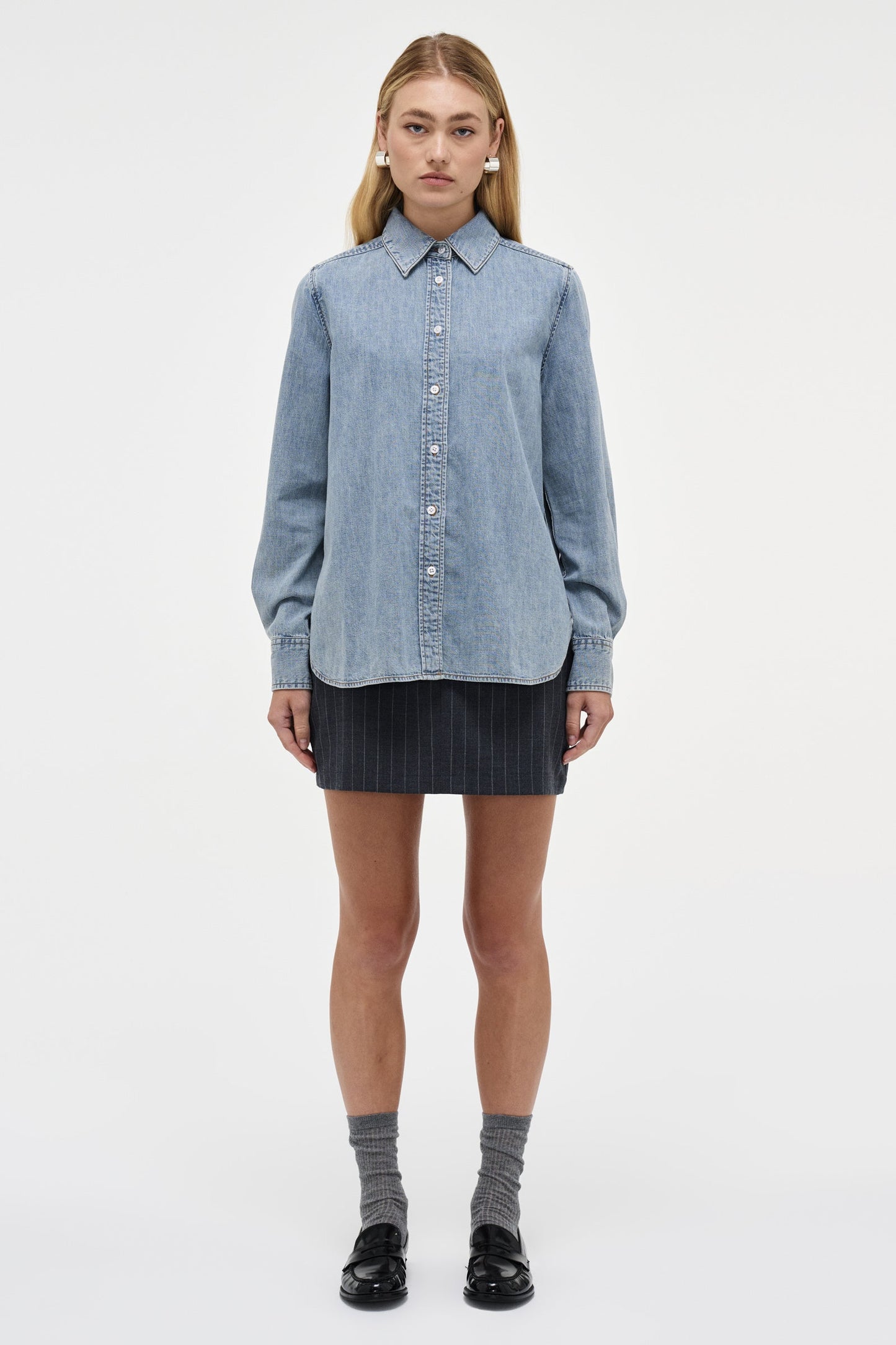 Bessette Shirt - Indigo Dust