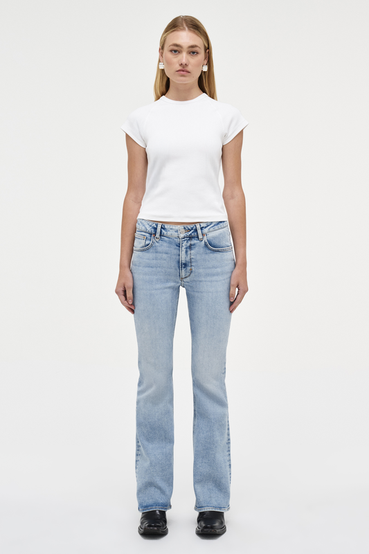 Fonda Raglan Tee - White
