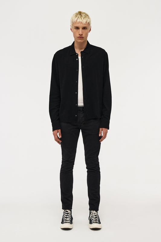Lou Slim Twill - Black