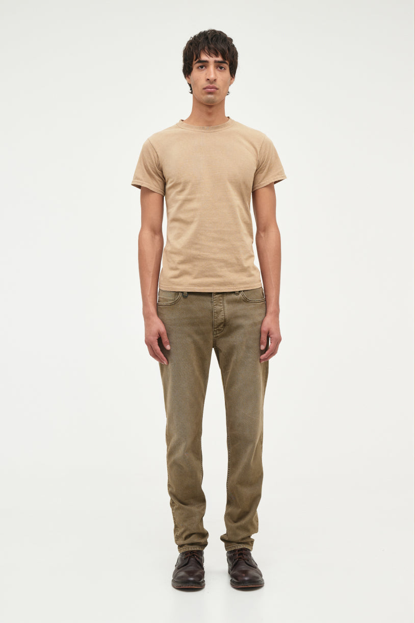 Over Dyed Circular Knit Tee - Worn Sand