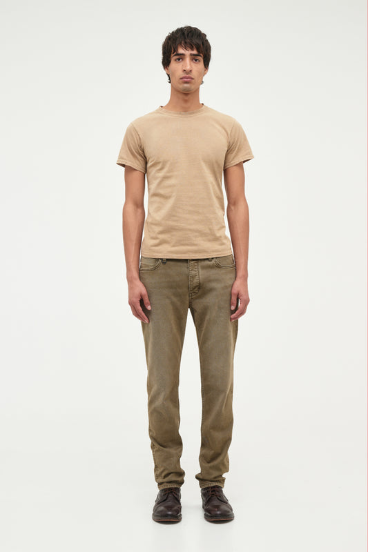 Over Dyed Circular Knit Tee - Worn Sand