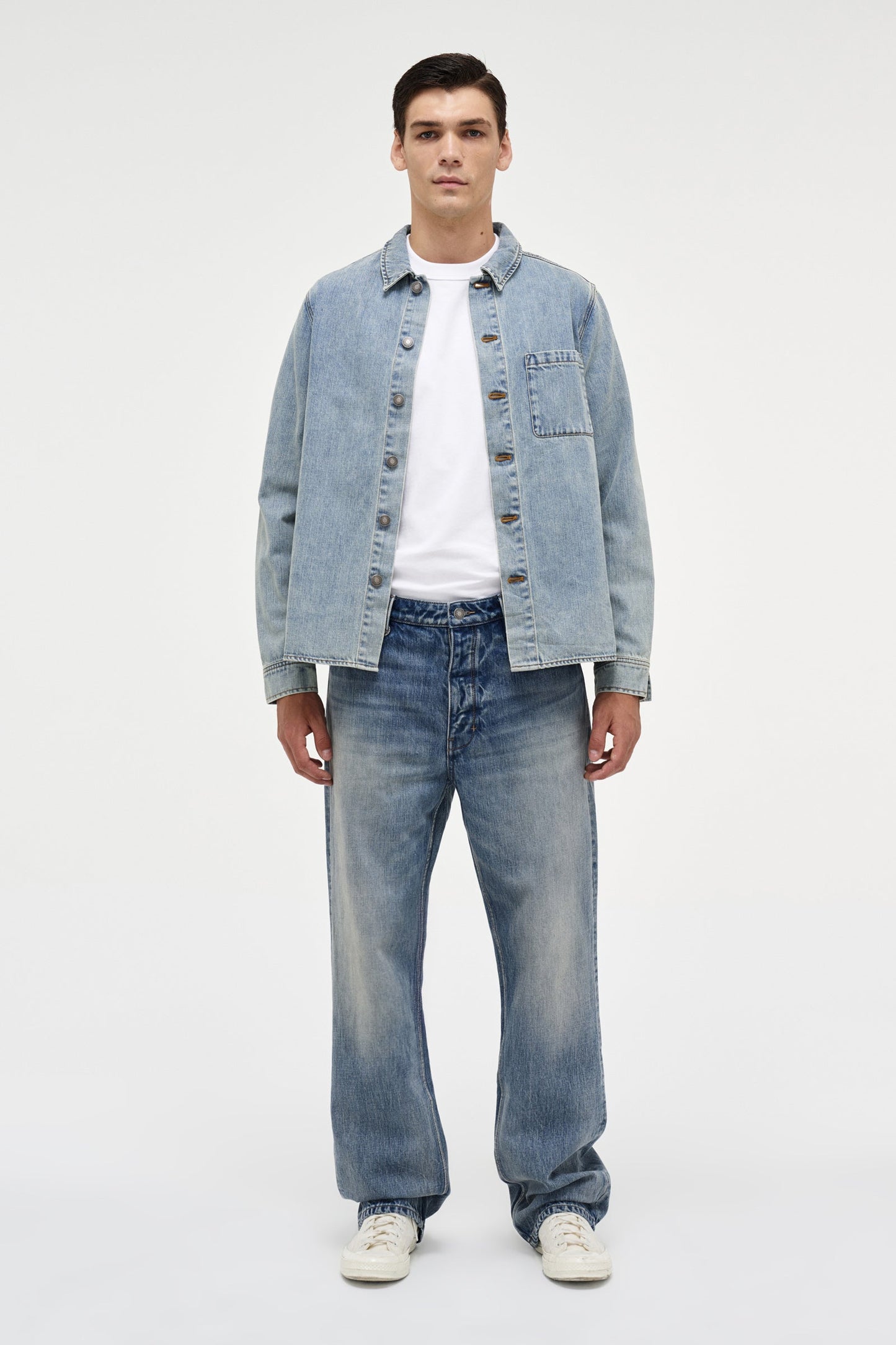 Denim Over Shirt