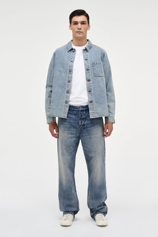 Denim Over Shirt