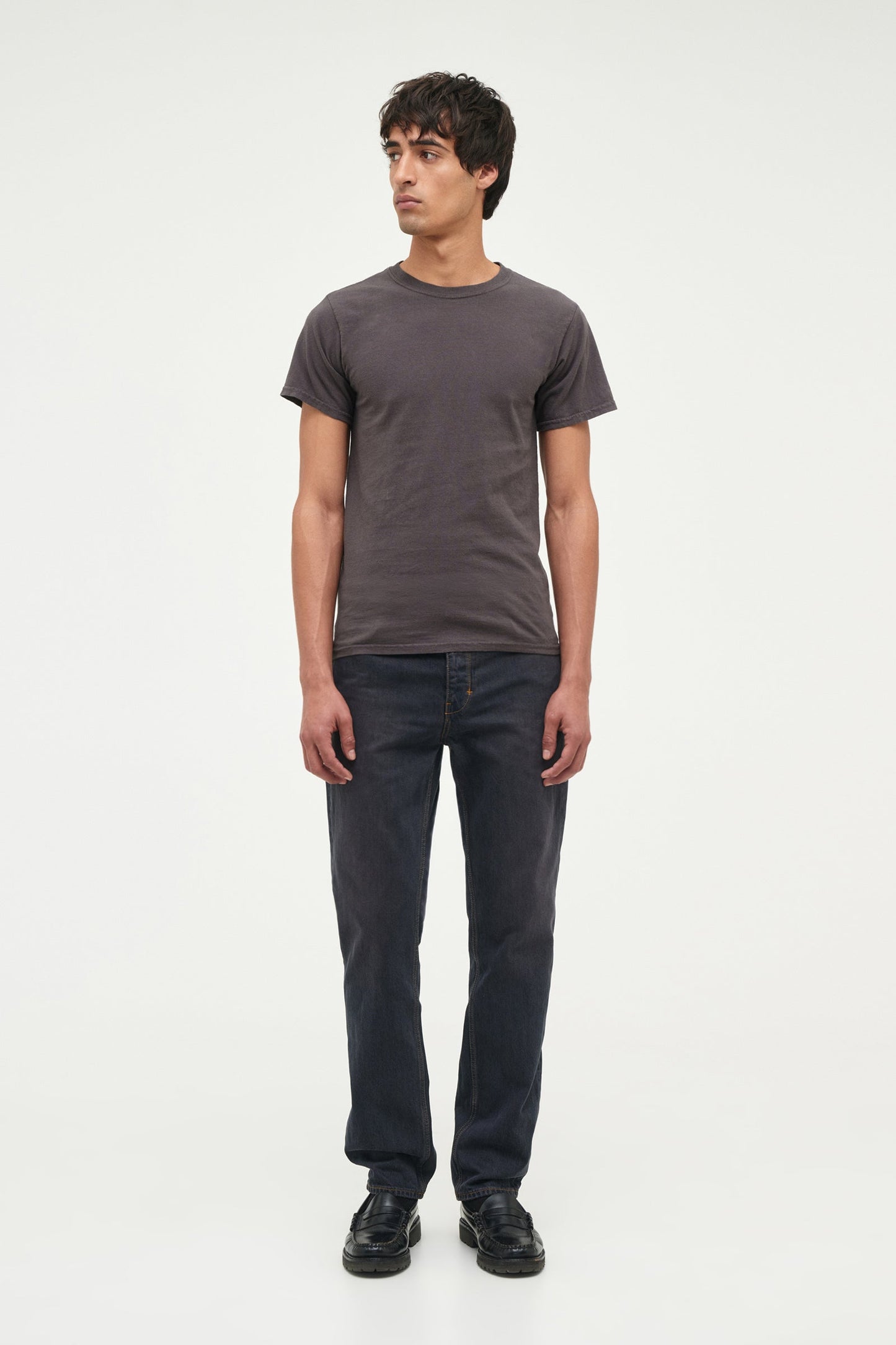 Over Dyed Circular Knit Tee - Shadow