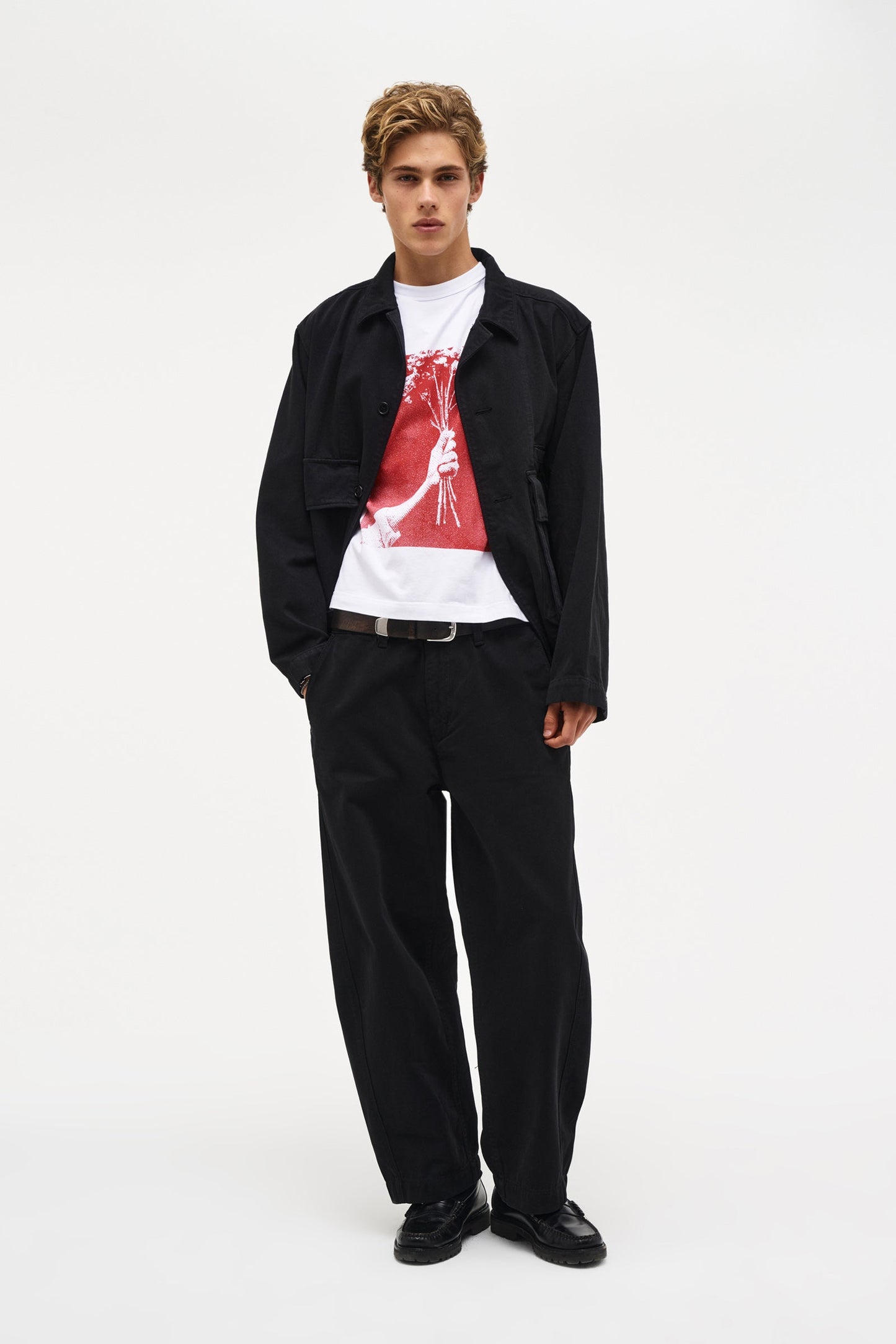 U-NC Blume Tee - White