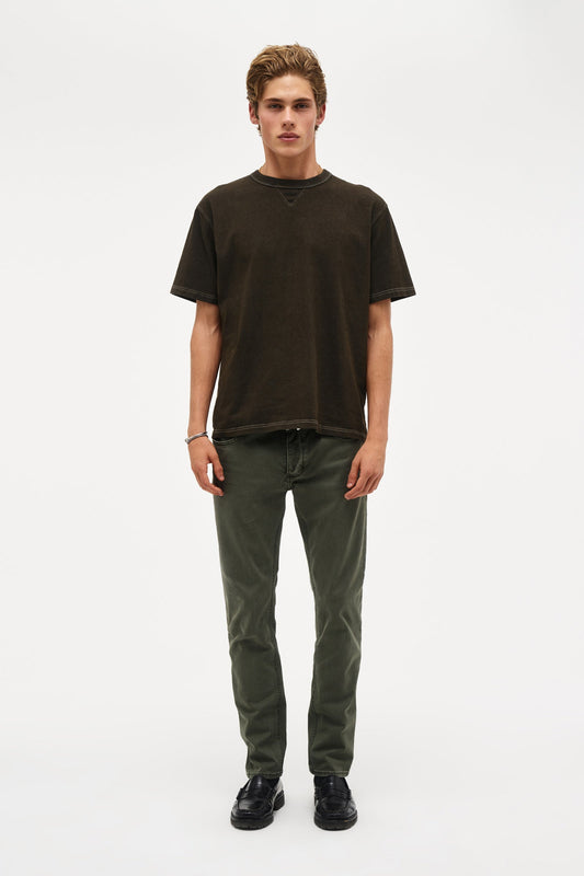 Base Tee  Over Dyed - Worn Military