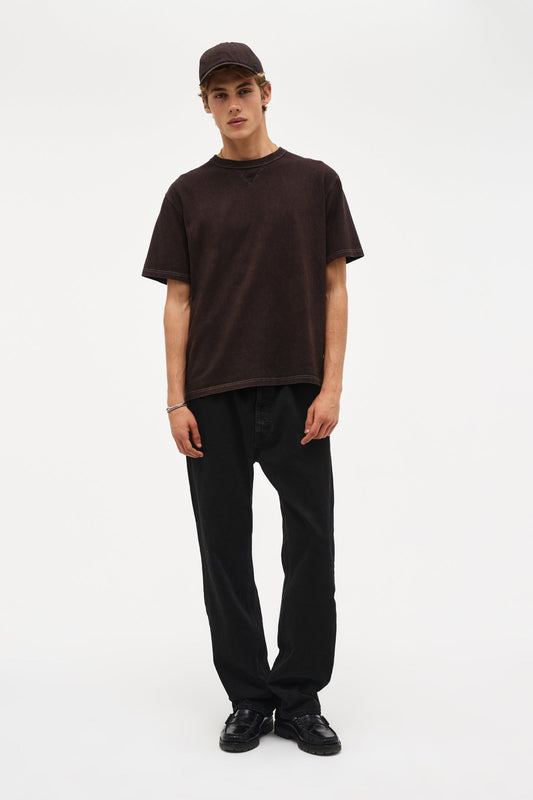 Base Tee Over Dyed - Chocolate