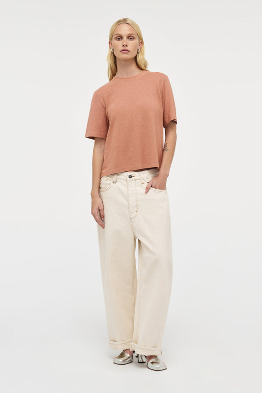 Juno Layer Tee - Terracotta