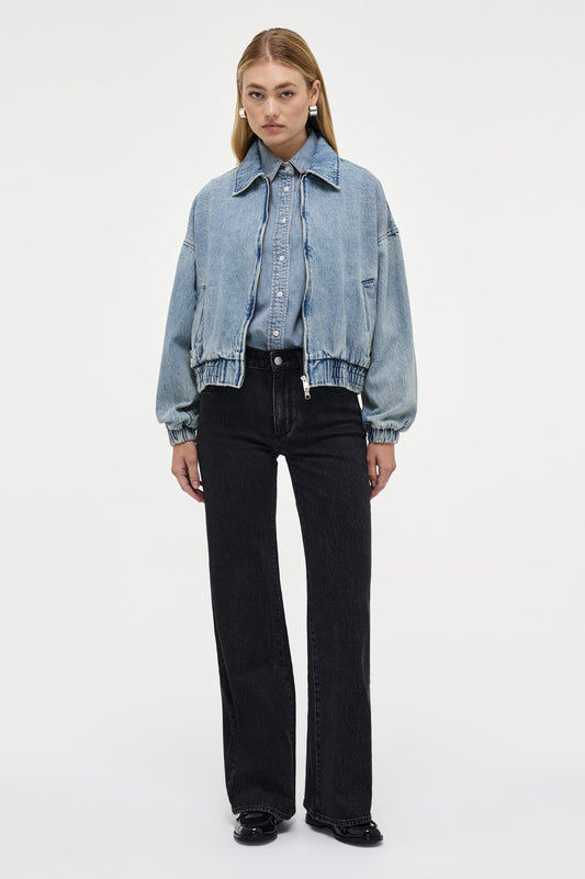 Denim Bomber Jacket - Temptation