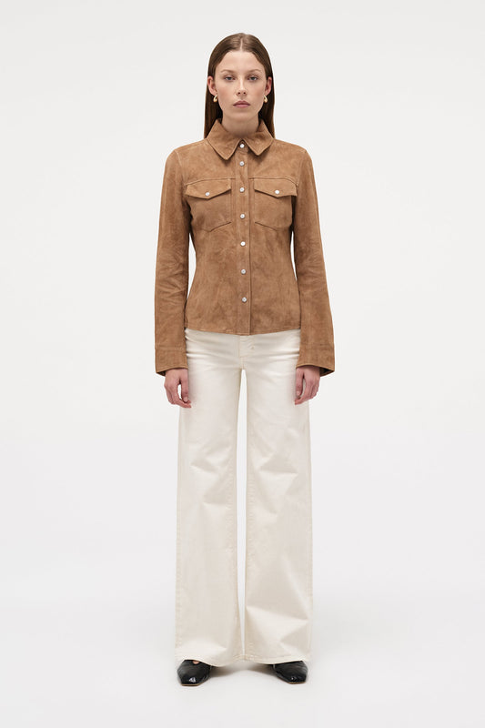 Suede Over Shirt