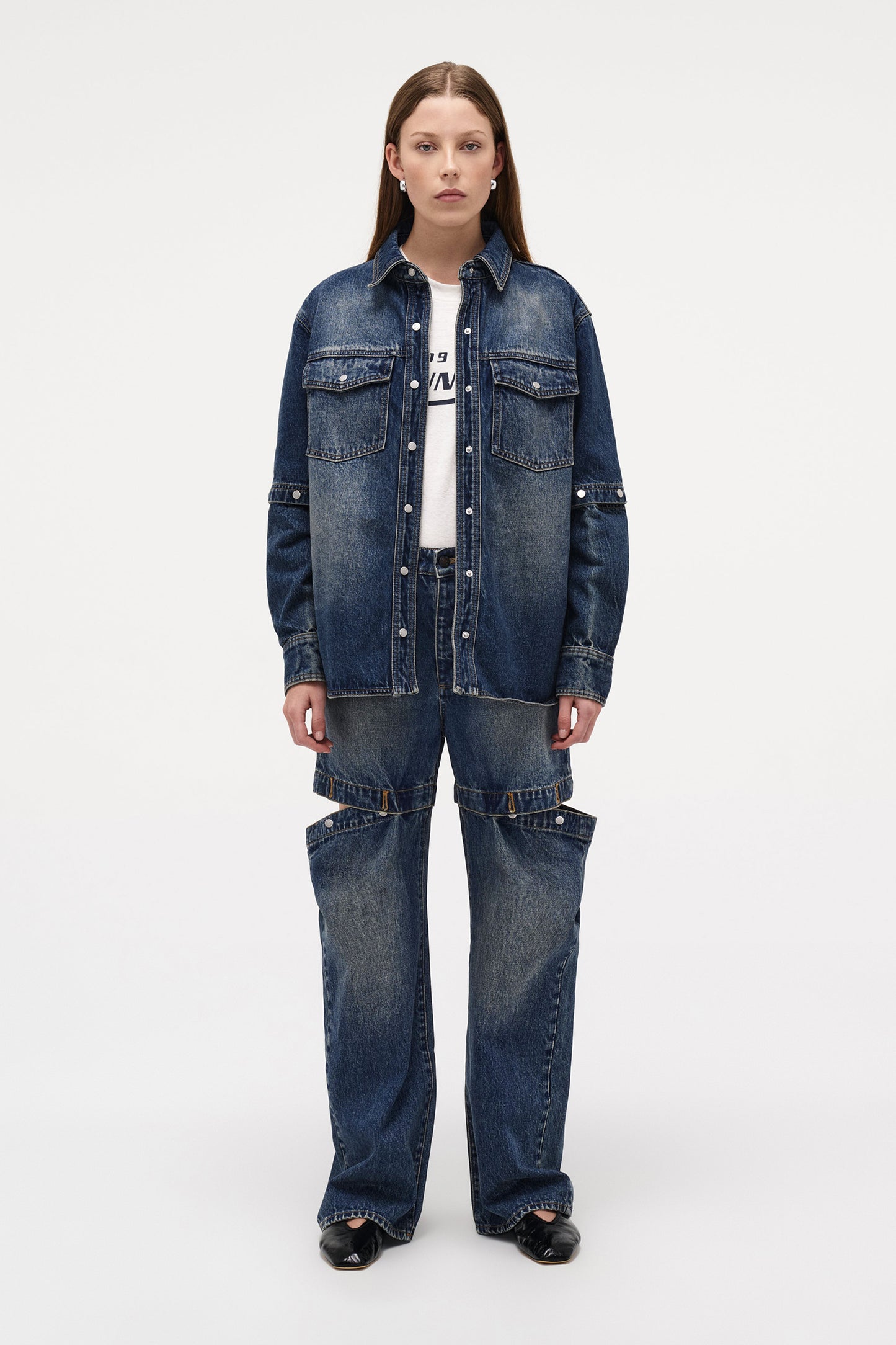 Cut Loose Denim Shacket