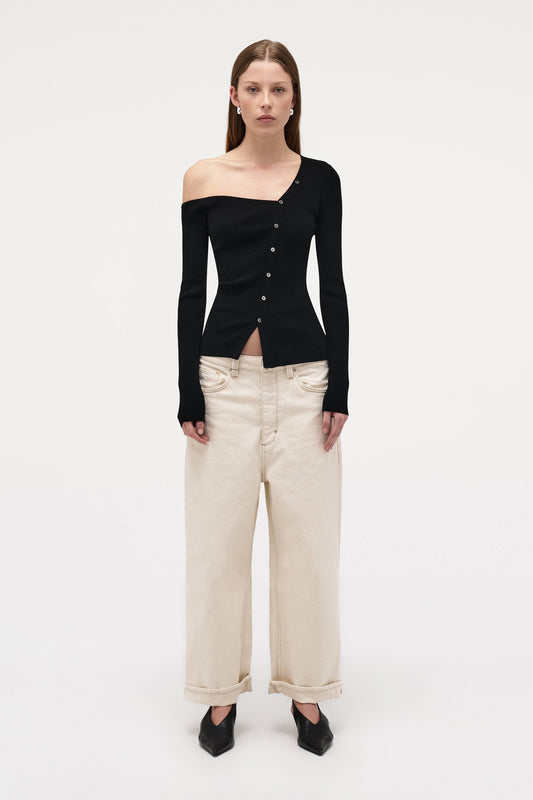 Asym Knit Cardigan