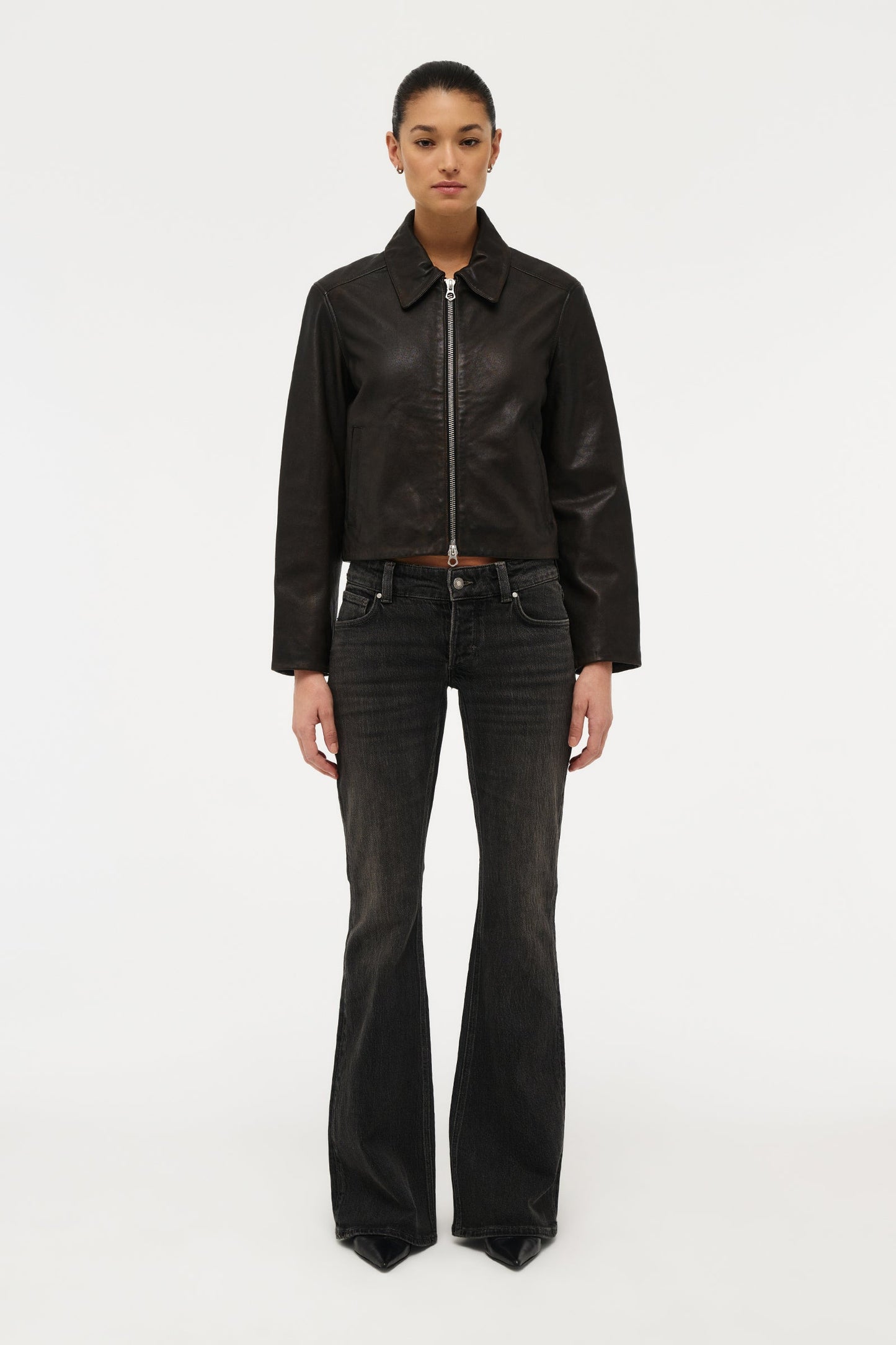 Leather Zip Jacket