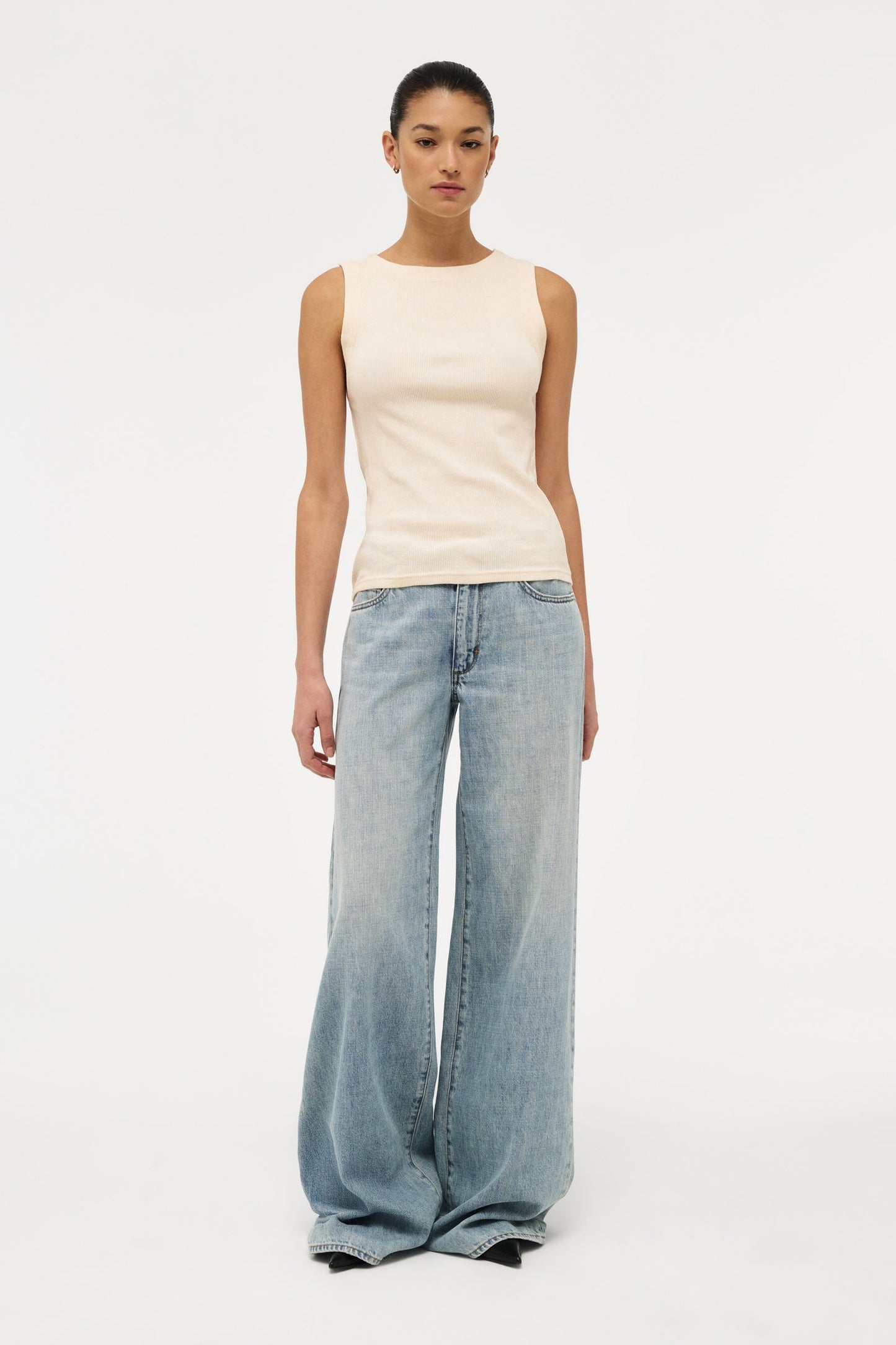 Frenchie 90's Top - Cream
